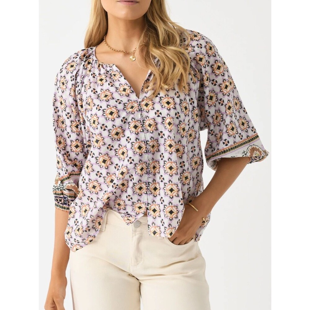 Cleobella Romona Blouse Size in Marrakesh Print XS